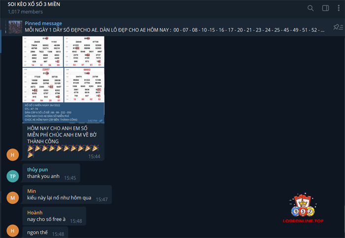 nhóm lô đề telegram